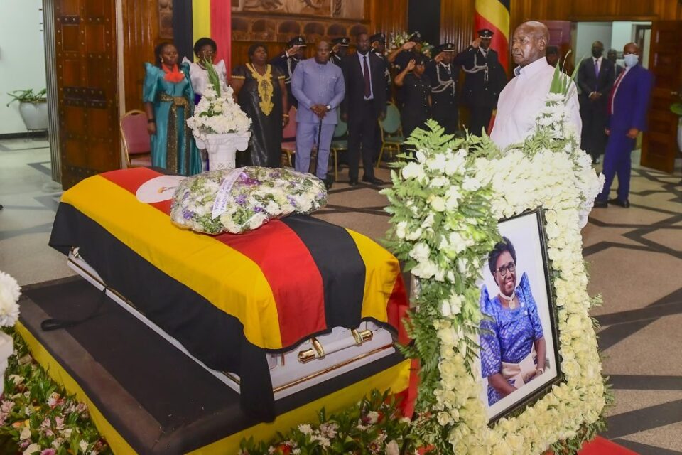President Yoweri Museveni and First Lady Janet pay last respect to Hon. Cecilia Ogwal Parliament 03 1024x683 1