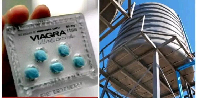 Viagra in church water tank
