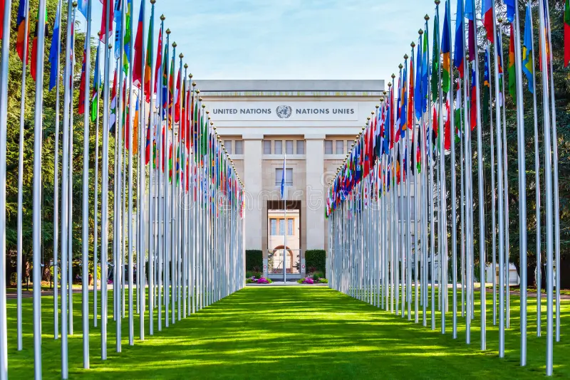 unog united nations office geneva located palais des building city switzerland 186516451