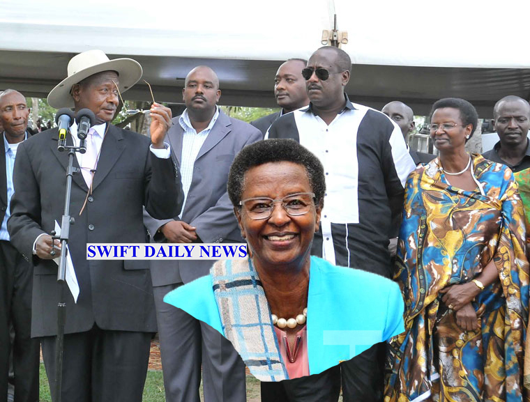 Museveni with his siblings