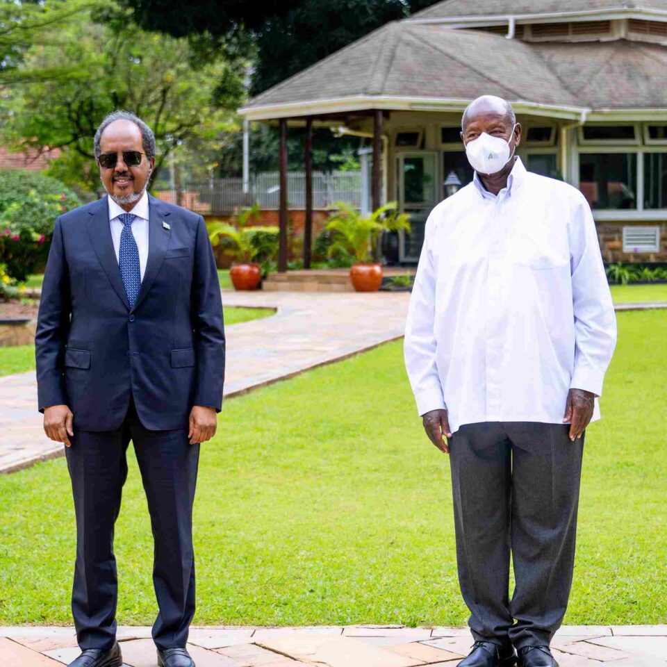 President Museveni and H.E Hassan Sheikh Mohamud Hold Talks on Pacifying Somalia 11zon