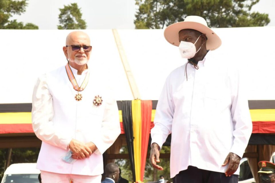 Billionaire Sudhir Awarded Crested Crane Medal for Transforming Ugandas Economy