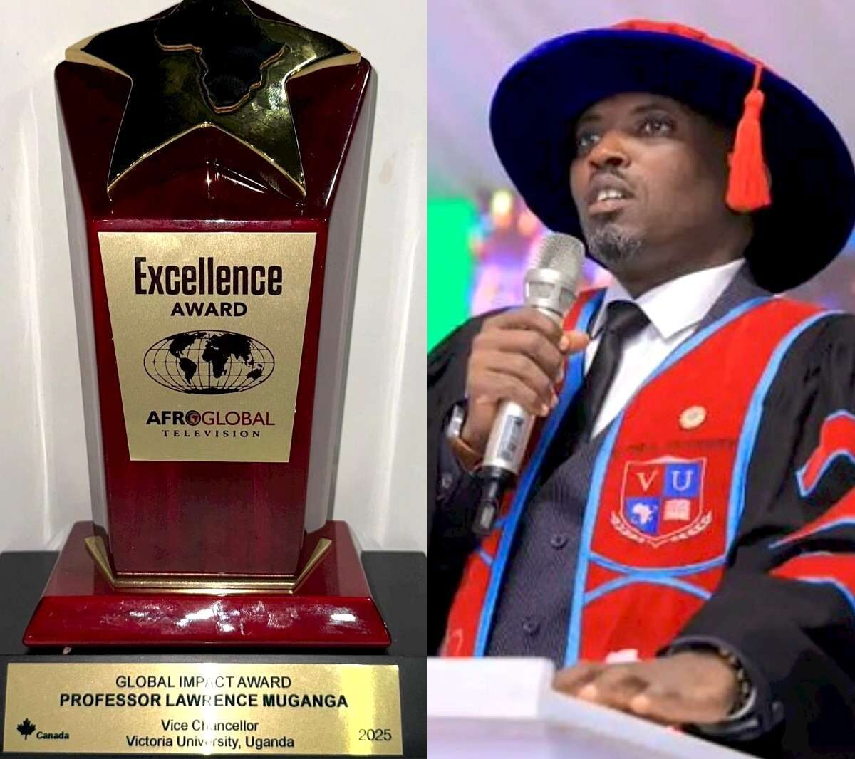 Big Recognition! Prof. Lawrence Muganga Wins Global Impact Award In Canada For Transforming Education Worldwide Big Recognition! Prof. Lawrence Muganga Wins Global Impact Award In Canada For Transforming Education Worldwide