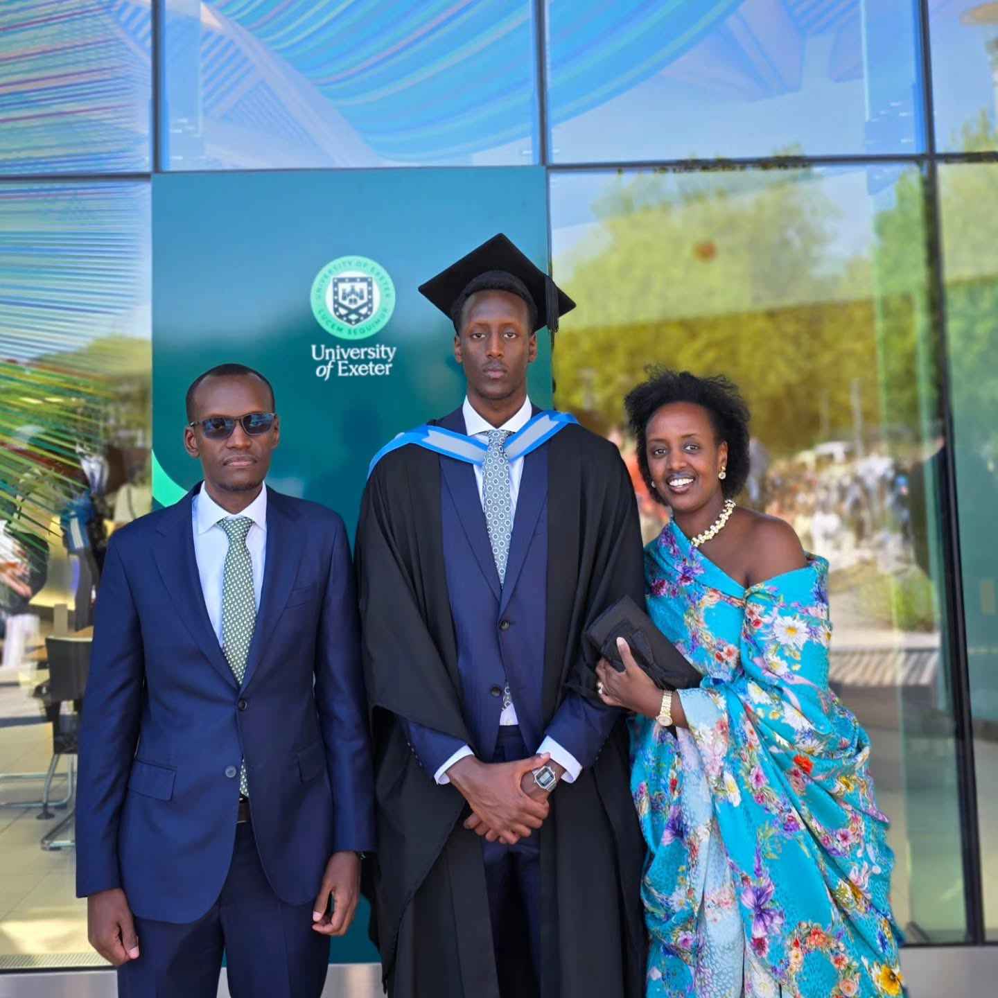 Museveni’s First Grandson, Mugina Karugire, Graduates With Law Degree From UK