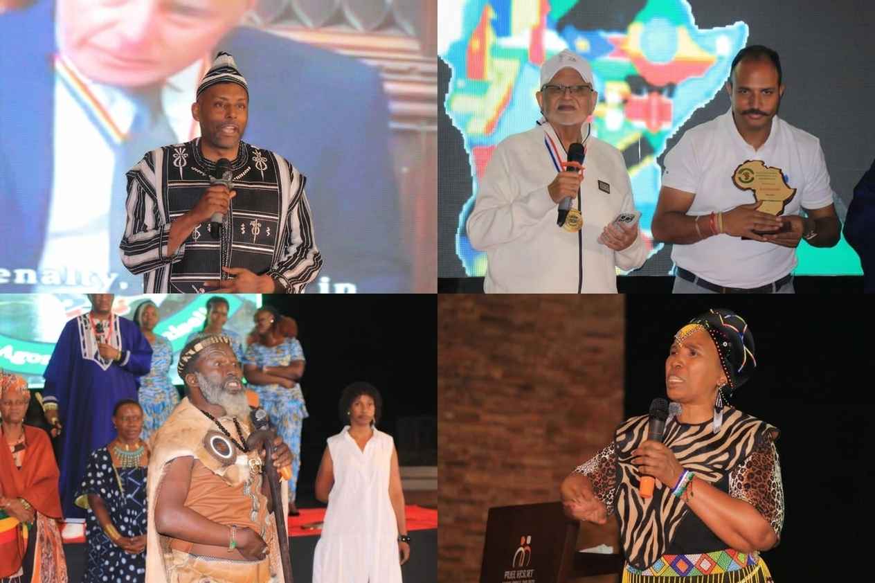 Dr Sudhir, Maponga, Tshabalala, Ayo Kimathi Shake Speke Resort Munyonyo At PAP Global Awards
