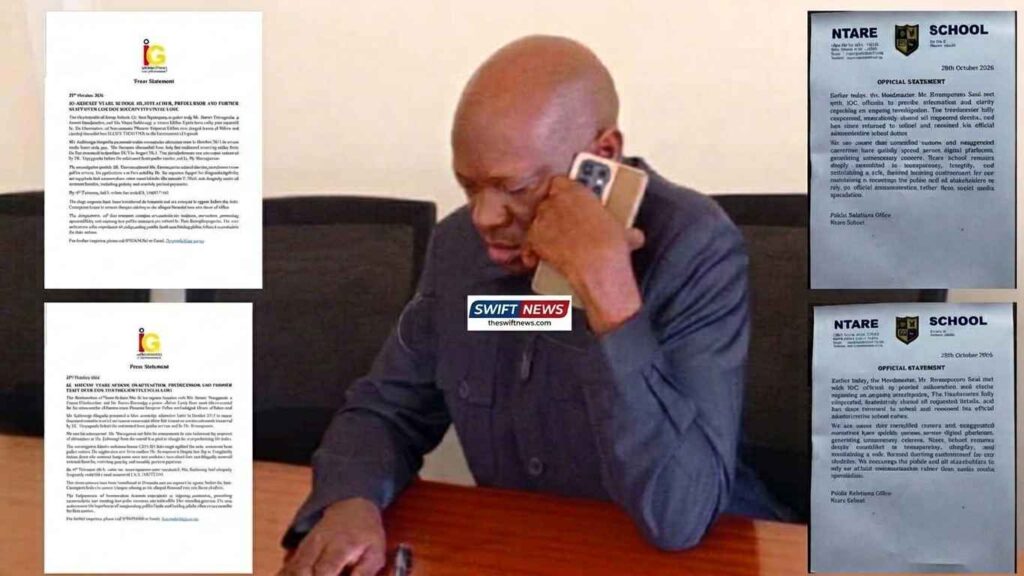 WHICH IS WHICH? IGG, Ntare School Flood Twitter With Contradictory Statements On H/Trs Arrest!