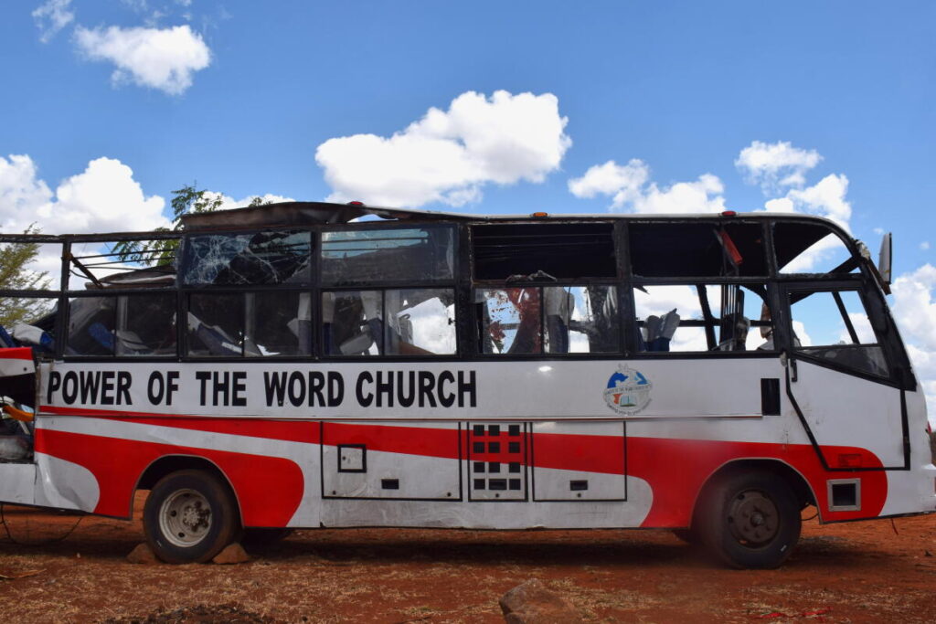 Bloody! 24 Killed After Church Bus Carrying Mourners Collides With Truck